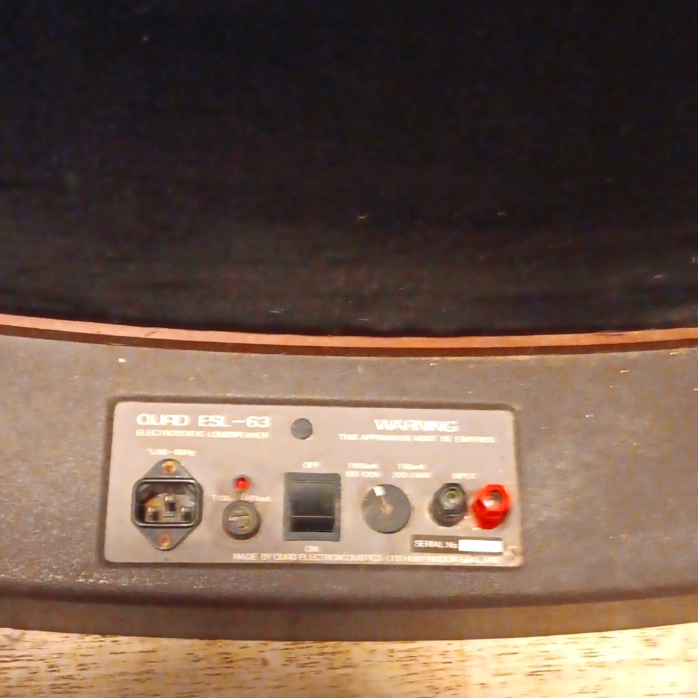 QUAD ESL-63 (electro-static loud speaker) set